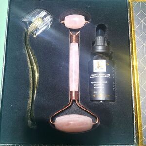 Derma Roller Jade Roller Set